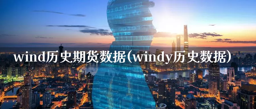 wind历史期货数据(windy历史数据)_https://www.yuanchenjituan.com_期货百科_第1张